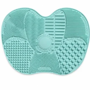 Silicone Brush Cleaner Mat Makeup Brush Washing Scrubber Pad Tool for Deep Clean