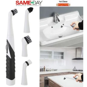 4 in 1 Scrubber Electric Cleaning Brush House Help Kitchen Bathroom Car Tiles